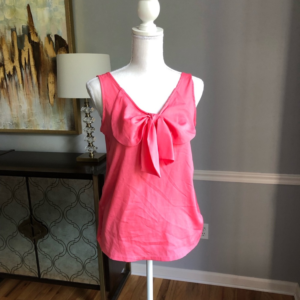 ModCloth pink bow top